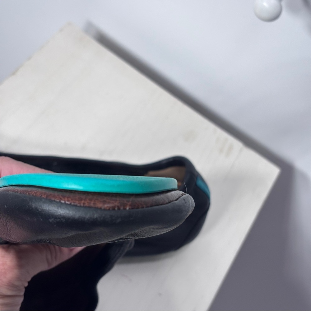 EUC Tieks By Gavrieli Women’s Matte Black Leather Flats Ballet Size 10 US - Picture 11 of 12